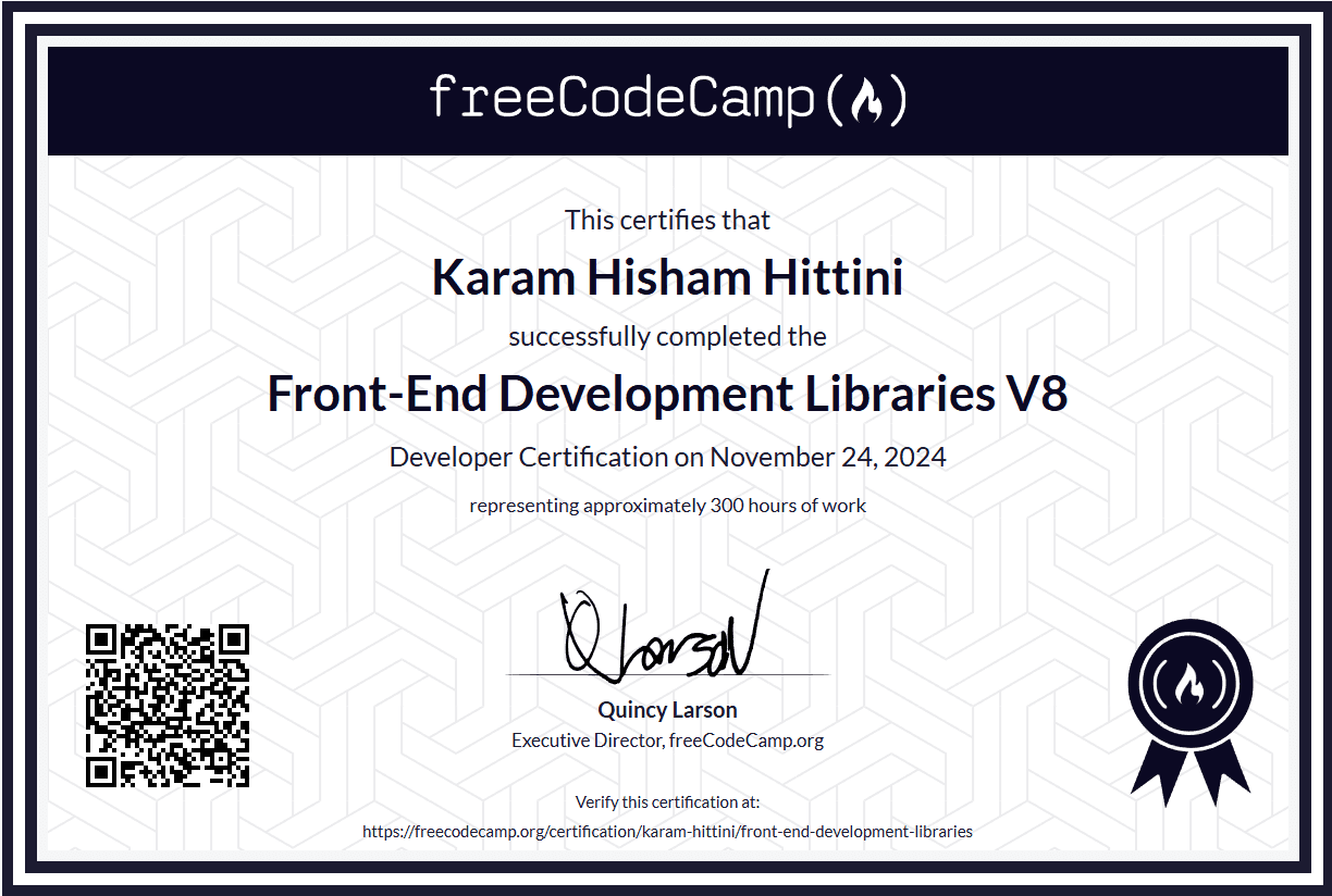 Front-End Development Libraries