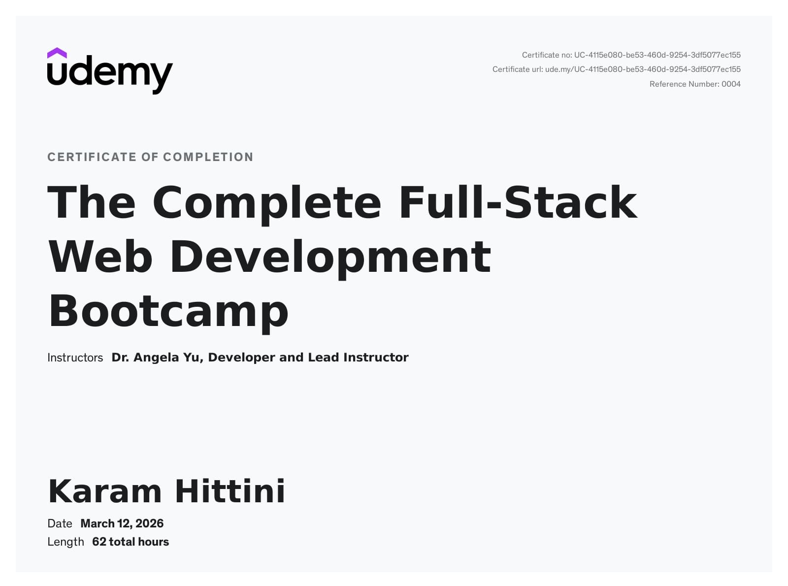 Full Stack Web Development