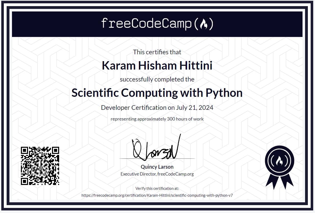 Scientific Computing with Python